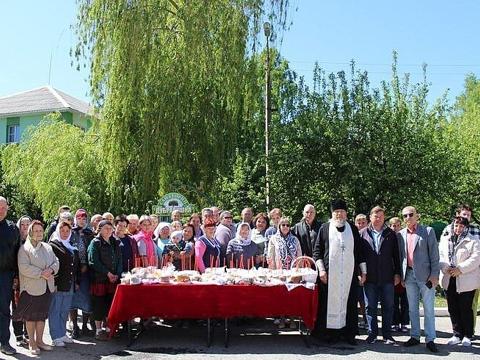 Освящение куличей в санатории "Дубравушка"