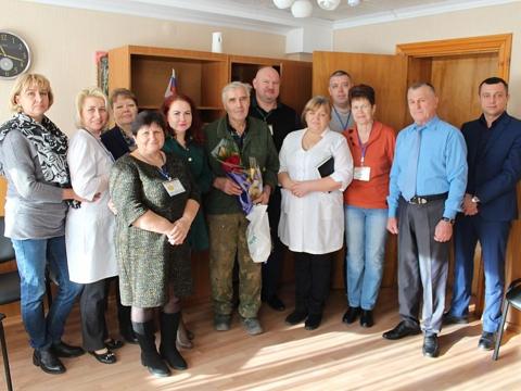 80 –летний юбилей сотрудника санатория "Дубравушка"