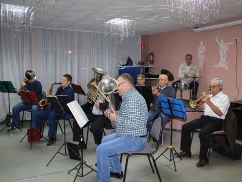 Духовой оркестр в санатории «Дубравушка».