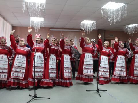 Фольклорный ансамбль «Оберег» в санатории «Дубравушка»