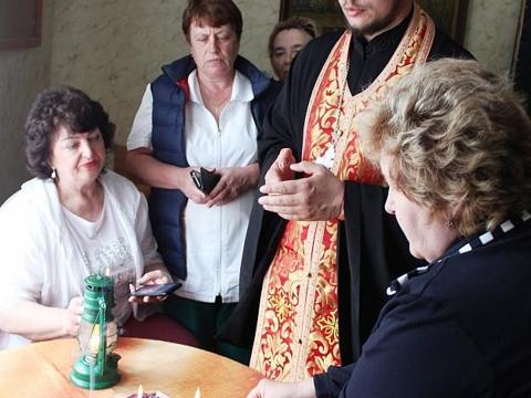 Благодатный огонь в санатории "Дубравушка"