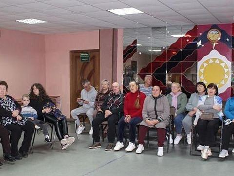 Концерт для отдыхающих в зале санатория "Дубравушка"
