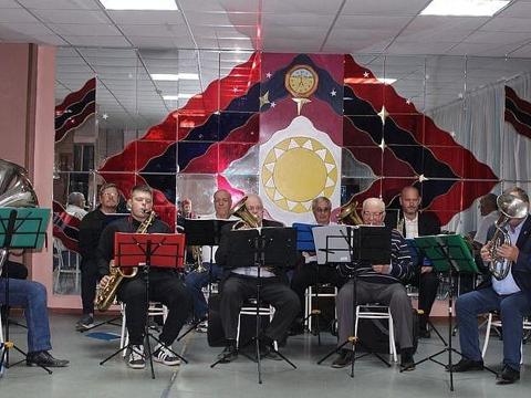 Оркестр духовых инструментов в санатории "Дубравушка"