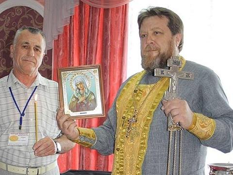 Освящение отремонтированного зала столовой