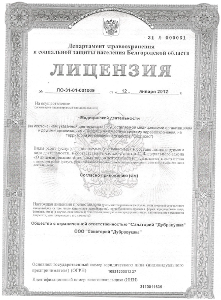 лицензия