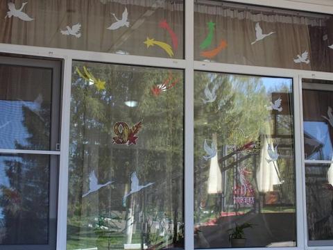 Участие в акции «Окна Победы»